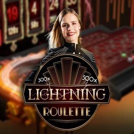 Lightning Roulette logo by Evolution Billionaire Casino