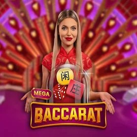 Mega Baccarat logo – Live Casino by Pragmatic Play at Billionaire Casino